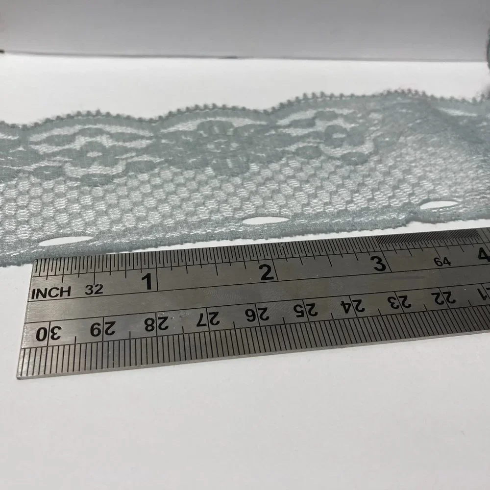 Grey Floral Lace Ribbon Crafts Trim 2